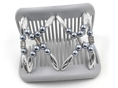 African Butterfly Hair Comb - Dalena Gray 48