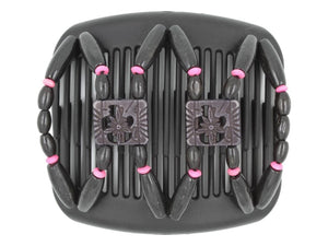 African Butterfly Hair Comb - Dupla Black 156