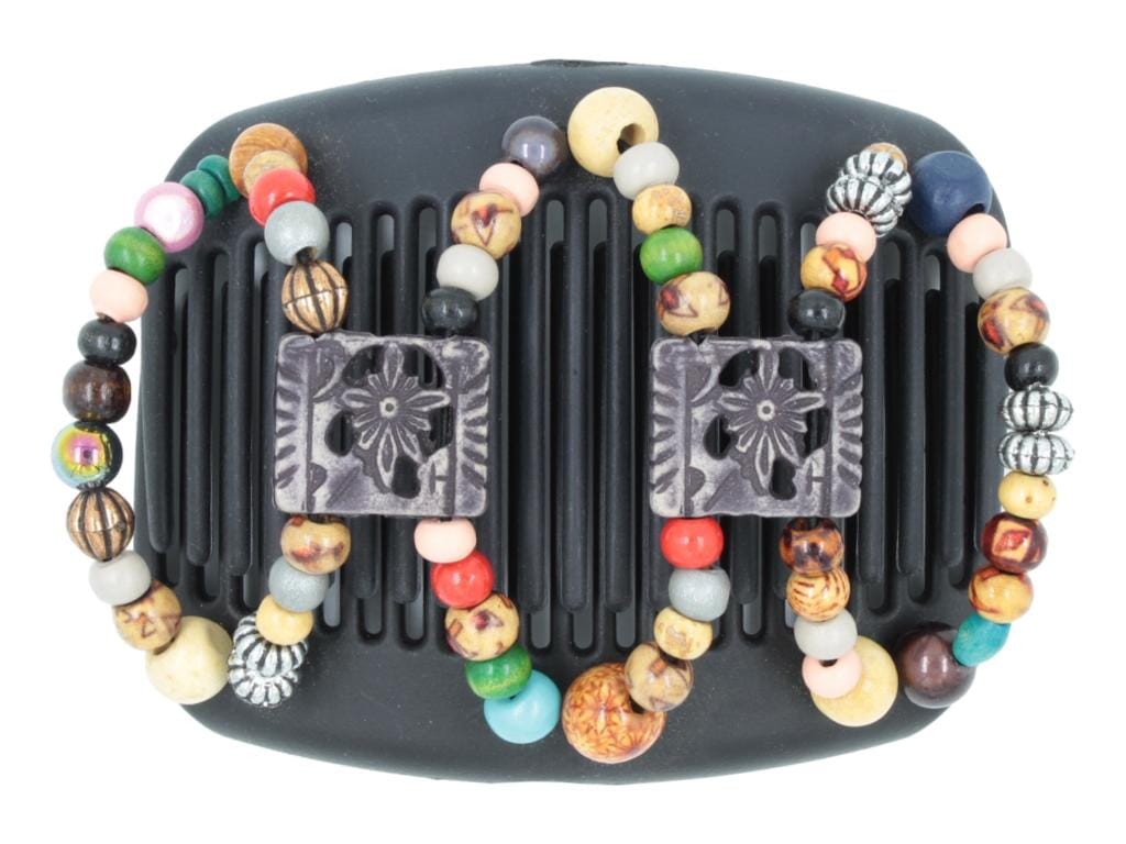 African Butterfly Hair Comb - Dupla Black 160