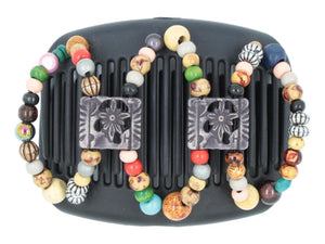 African Butterfly Hair Comb - Dupla Black 160