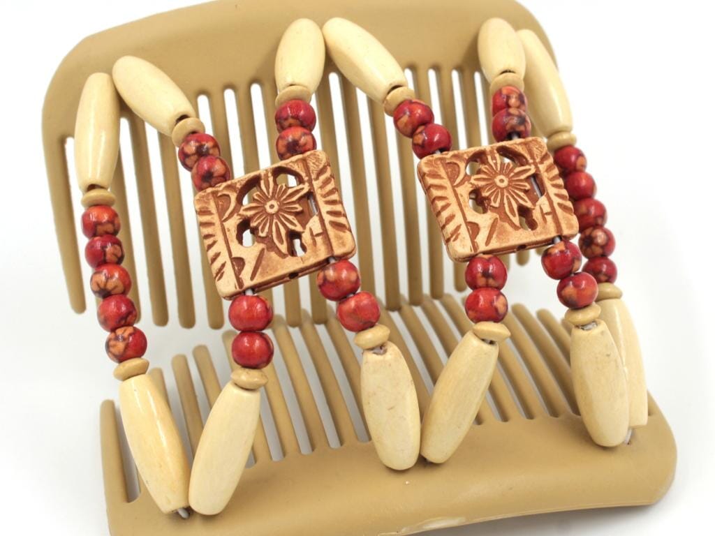 African Butterfly Hair Comb - Dupla Blonde 103