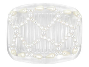 African Butterfly Hair Comb - Ndalena Clear 108