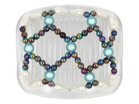 African Butterfly Hair Comb - Ndalena Clear 111