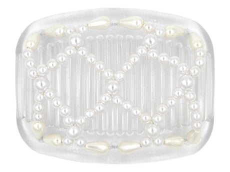 African Butterfly Hair Comb - Ndalena Clear 115