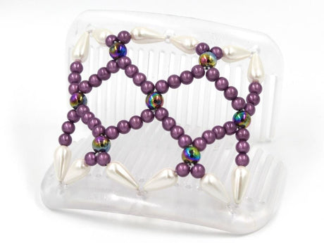 African Butterfly Hair Comb - Ndalena Clear 118