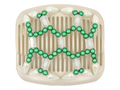 African Butterfly Hair Comb - Ndalena White 03