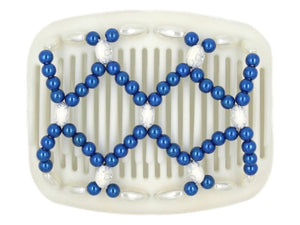 African Butterfly Hair Comb - Ndalena White 05