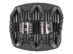 African Butterfly Hair Comb - Stones & Bones Black 126