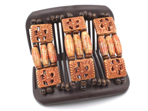 African Butterfly Hair Comb - Tripla Brown 75