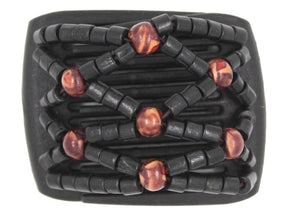 African Butterfly LadyBug Hair Comb - Black 61