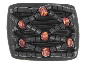 African Butterfly LadyBug Hair Comb - Black 61