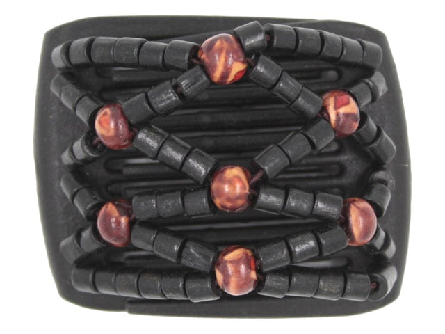 African Butterfly LadyBug Hair Comb - Black 61