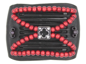 African Butterfly LadyBug Hair Comb - Black 62