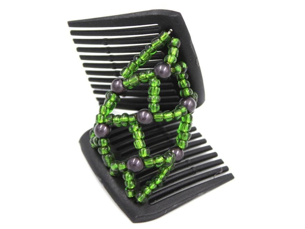 African Butterfly LadyBug Hair Comb - Black 64
