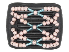 African Butterfly LadyBug Hair Comb - Black 67