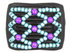 African Butterfly LadyBug Hair Comb - Black 68