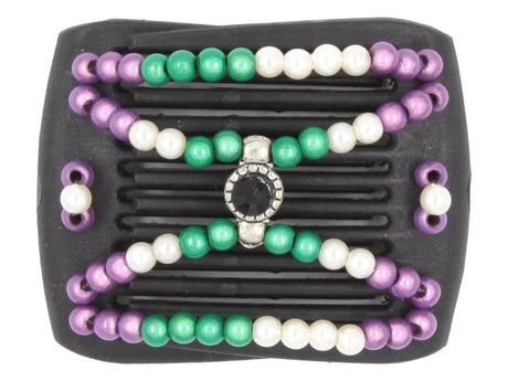 African Butterfly LadyBug Hair Comb - Black 70