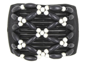 African Butterfly LadyBug Hair Comb - Black 73