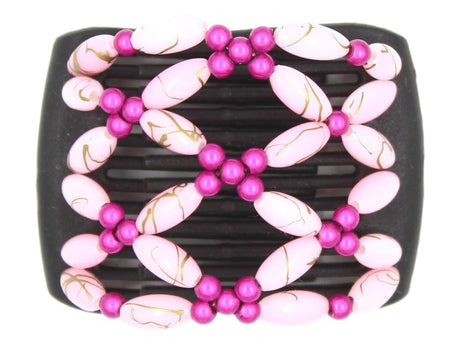 African Butterfly LadyBug Hair Comb - Black 76