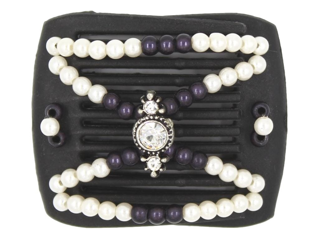 African Butterfly LadyBug Hair Comb - Black 78