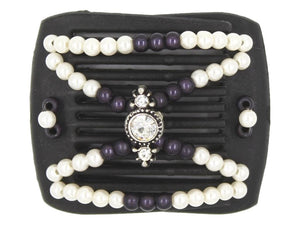 African Butterfly LadyBug Hair Comb - Black 78