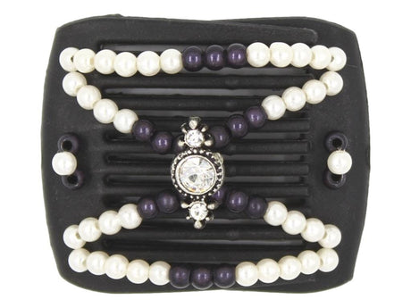 African Butterfly LadyBug Hair Comb - Black 78