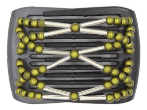 African Butterfly LadyBug Hair Comb - Black Pearl 53