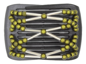 African Butterfly LadyBug Hair Comb - Black Pearl 53
