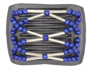 African Butterfly LadyBug Hair Comb - Black Pearl 57