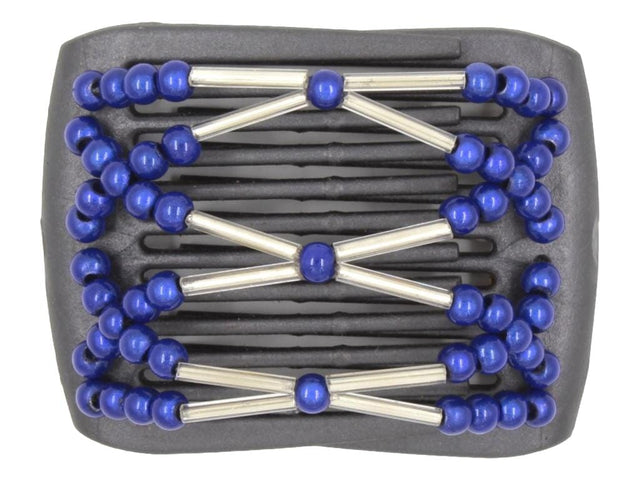 African Butterfly LadyBug Hair Comb - Black Pearl 57