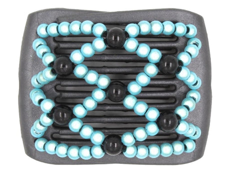 African Butterfly LadyBug Hair Comb - Black Pearl 54