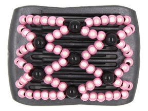 African Butterfly LadyBug Hair Comb - Black Pearl 60