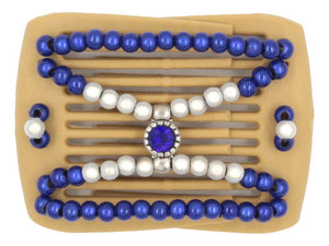 African Butterfly LadyBug Hair Comb - Blonde 56