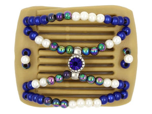 African Butterfly LadyBug Hair Comb - Blonde 62