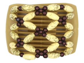 African Butterfly LadyBug Hair Comb - Blonde 63