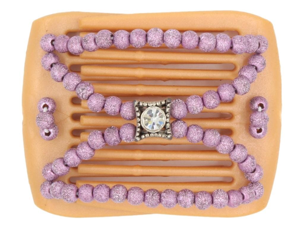 African Butterfly LadyBug Hair Comb - Blonde Pearl 43