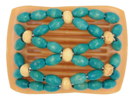 African Butterfly LadyBug Hair Comb - Blonde Pearl 44