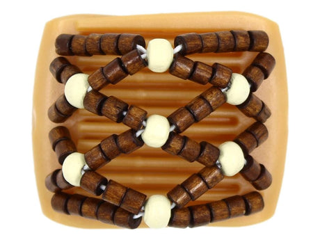 African Butterfly LadyBug Hair Comb - Blonde Pearl 47