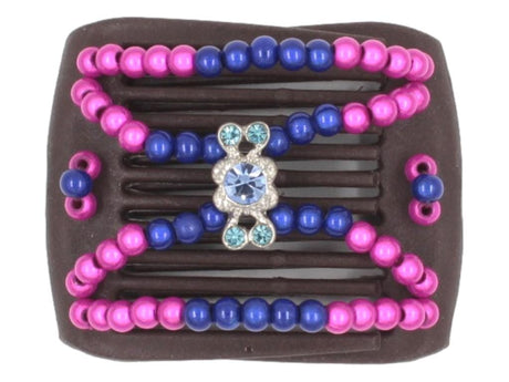 African Butterfly LadyBug Hair Comb - Brown 70