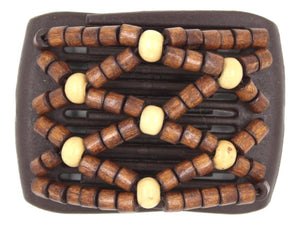 African Butterfly LadyBug Hair Comb - Brown 73