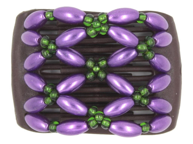 African Butterfly LadyBug Hair Comb - Brown 75