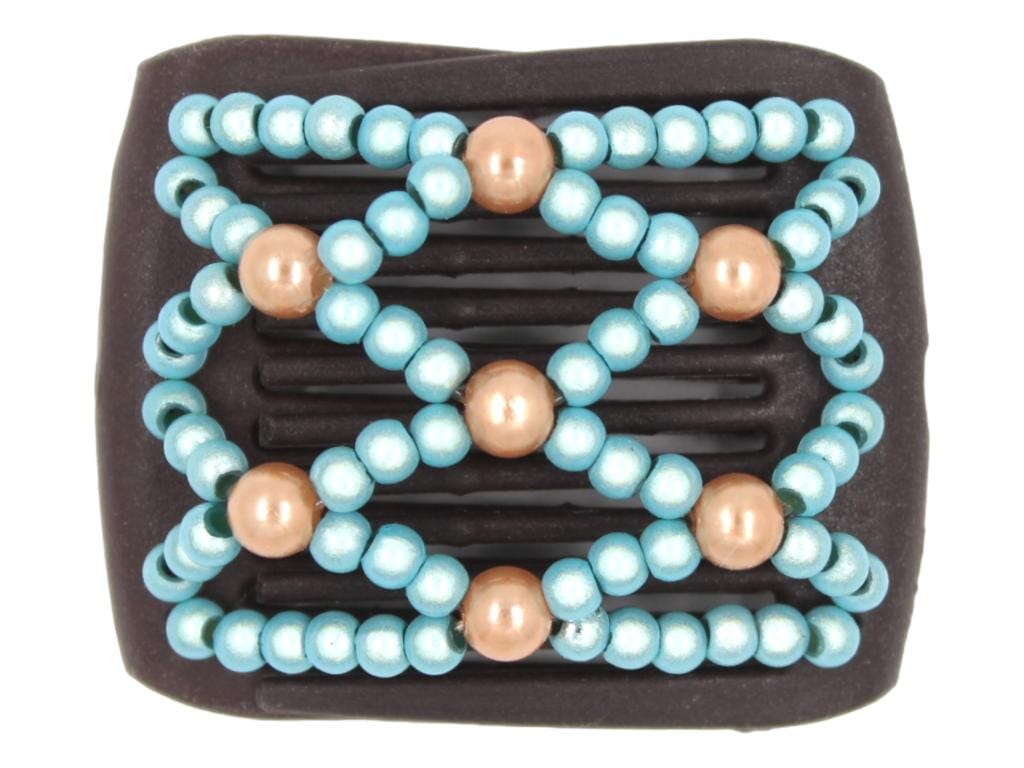 African Butterfly LadyBug Hair Comb - Brown 76