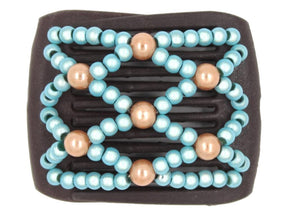 African Butterfly LadyBug Hair Comb - Brown 76