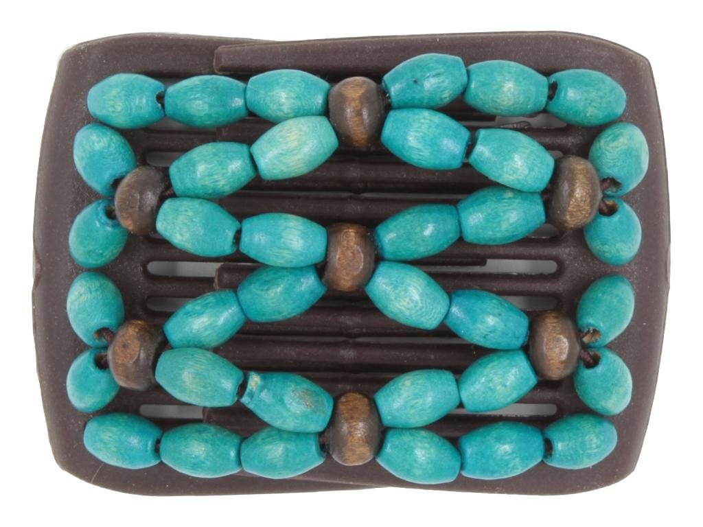 African Butterfly LadyBug Hair Comb - Brown 78