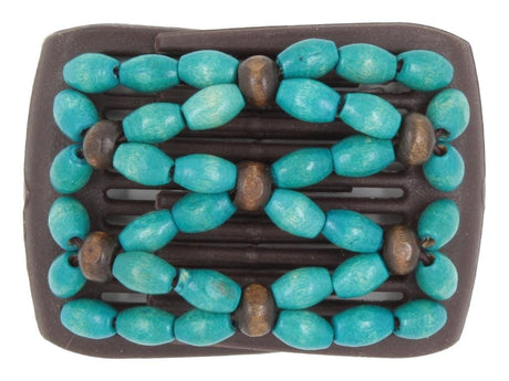 African Butterfly LadyBug Hair Comb - Brown 78