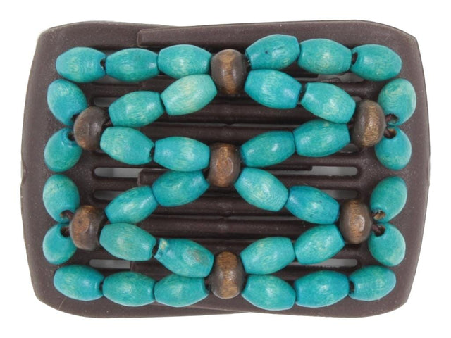 African Butterfly LadyBug Hair Comb - Brown 78