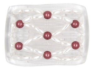 African Butterfly LadyBug Hair Comb - Clear 07