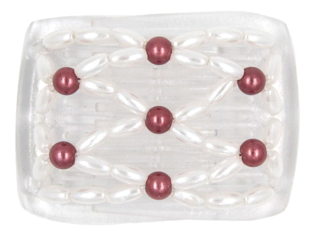 African Butterfly LadyBug Hair Comb - Clear 07