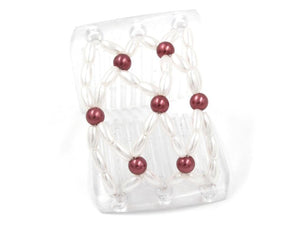 African Butterfly LadyBug Hair Comb - Clear 07