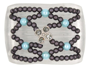 African Butterfly LadyBug Hair Comb - Clear 10